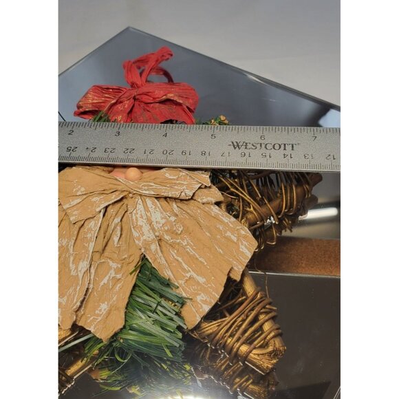 Handmade Christmas Star Santa Clause Ornament Wall Home Decor - Picture 4 of 5